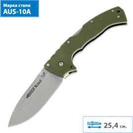 Складной нож COLD STEEL 4-MAX SCOUT 62RQODSW Складной нож COLD STEEL 4-MAX SCOUT 62RQODSW